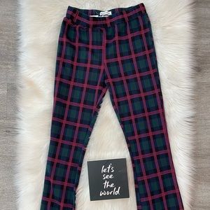 Urban Outfitters plaid motif pants